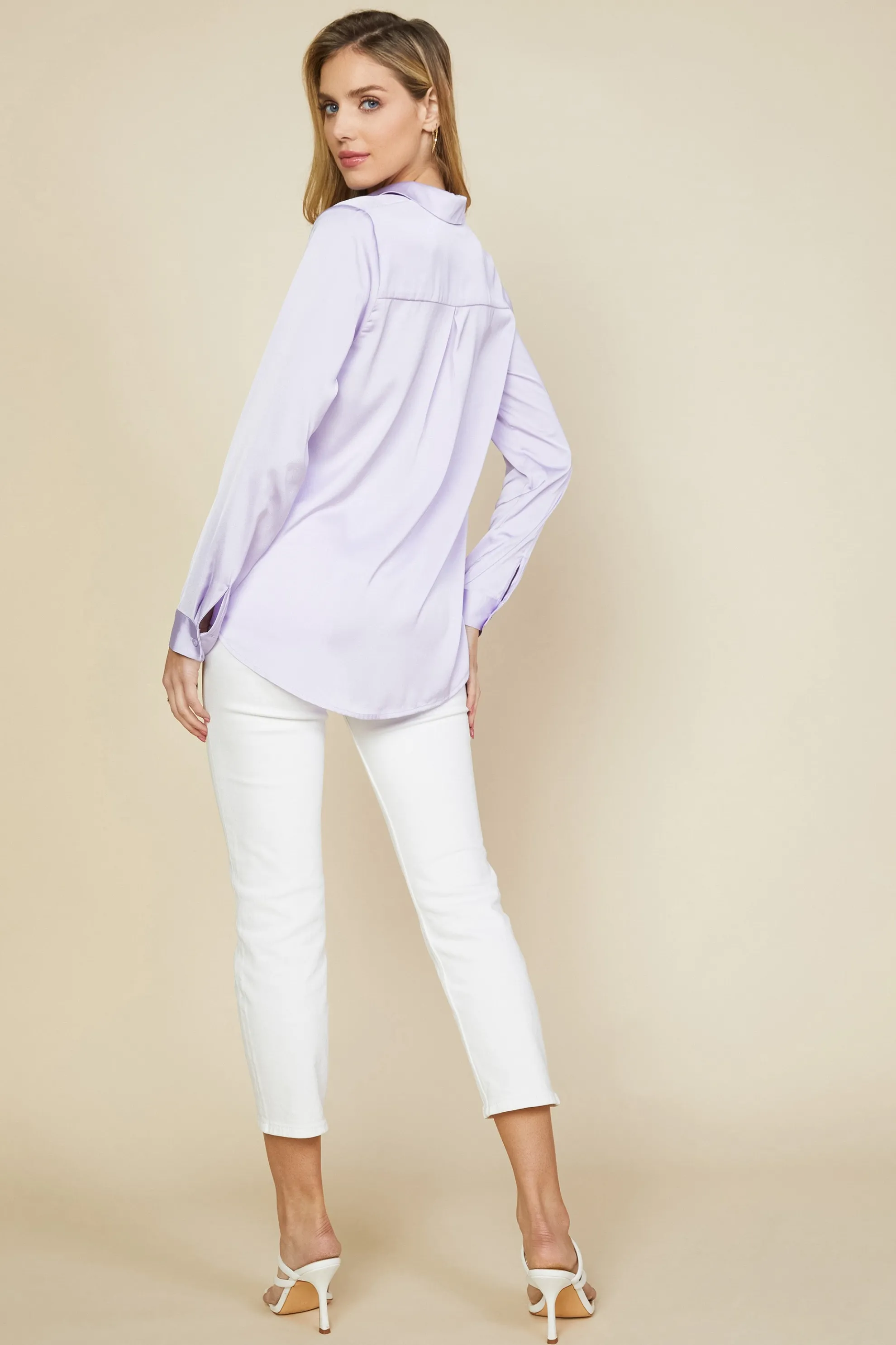 Recycled Classic Button Down Top