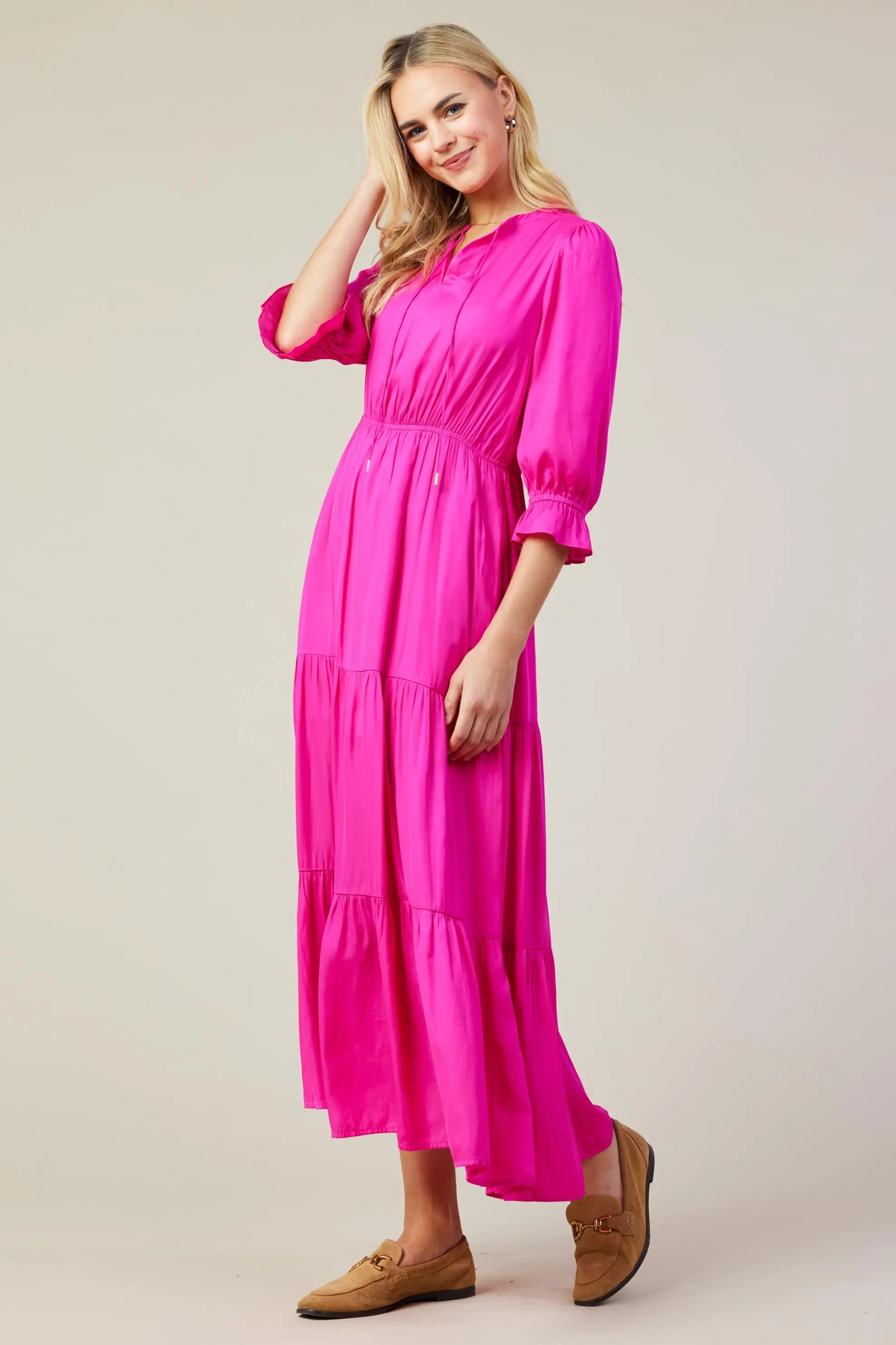 Emery Ruffle Tiered Maxi Dress
